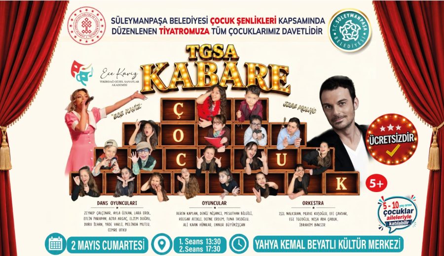 Çocuk Kabare Eğlenceye Çağırıyor