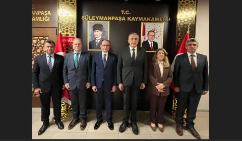 KAYMAKAMIMIZ SAYIN MAHMUT NEDİM TUNÇER, SÜLEYMANPAŞA İLÇE MİLLİ EĞİTİM MÜDÜRÜ FAHRİ KIRMIZI...