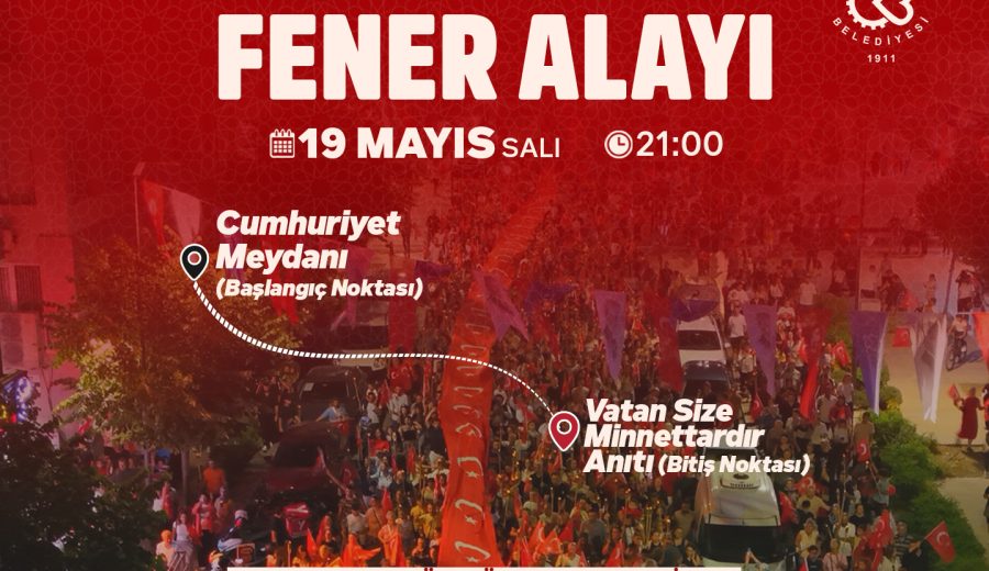 ŞEHİTLERİMİZE SAYGI YÜRÜYÜŞÜ VE FENER ALAYI DÜZENLİYORUZ