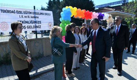 Vali Soytürk Tekirdağ Özel Eğitim Uygulama Okulunun Kermesine Katıldı