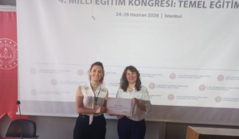 Çorlu Özel İdare İlkokulu ve Bilim ve Sanat Merkezi Öğretmenleri, 4. Millî Eğitim Kongresi'nde Bildiri Sundu