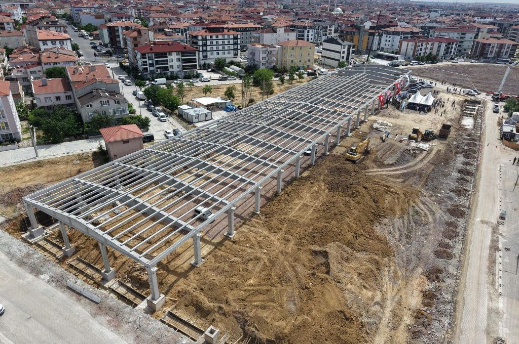 Çorlu`ya Bir Kapalı Pazar Yeri Daha