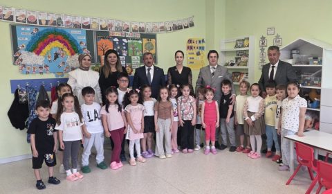 İl Millî Eğitim Müdürü Dr. Aziz Yeniyol'dan Çorlu Gülçiçek Hatun Anaokulu'na Ziyaret