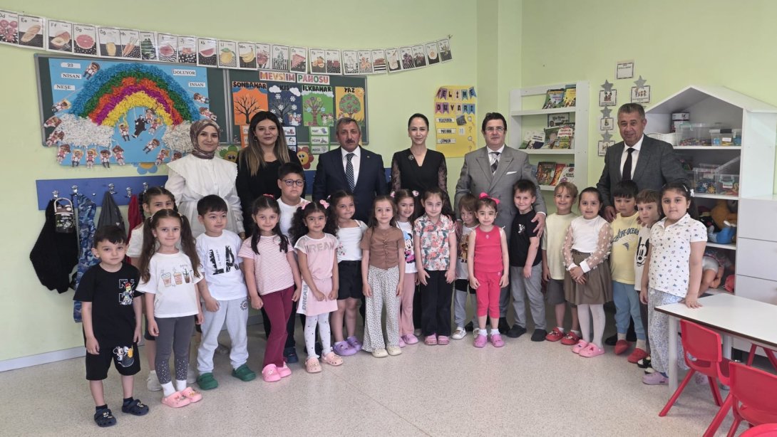 İl Millî Eğitim Müdürü Dr. Aziz Yeniyol'dan Çorlu Gülçiçek Hatun Anaokulu'na Ziyaret