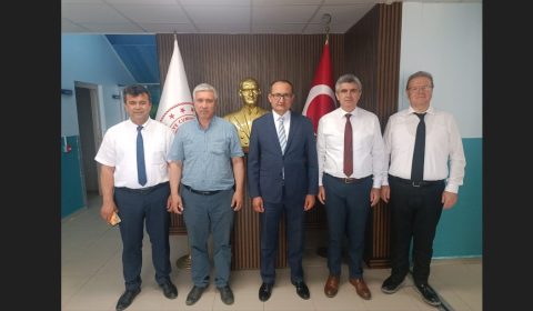 İlçe Milli Eğitim Müdürü Fahri Kırmızı Tekirdağ Adalet Mesleki Eğitim Merkezini Ziyaret Etti