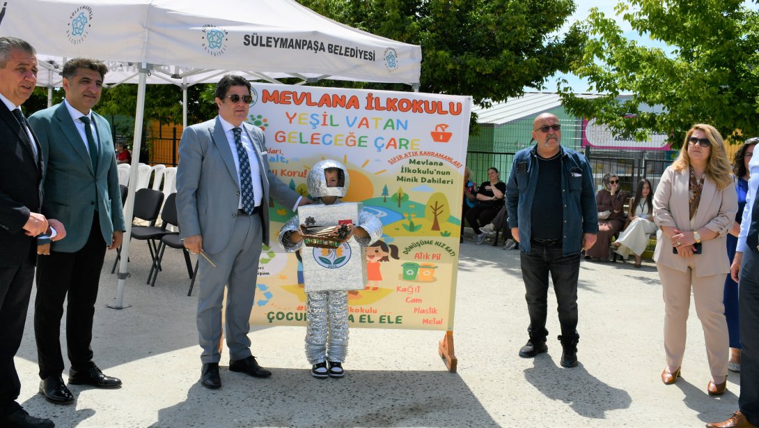 Mevlâna İlkokulunda "Yeşil Vatan Geleceğe Çare" Etkinliği Düzenlendi