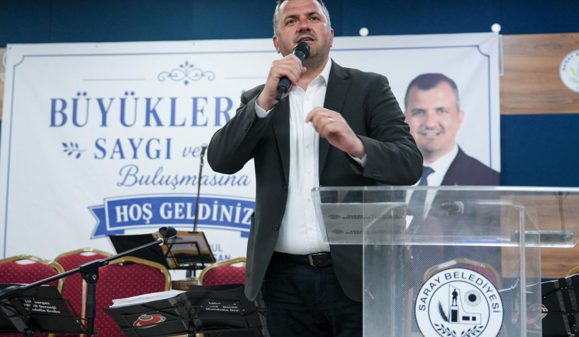 Saray belediyesi'nden 'büyüklerimize saygı ve vefa buluşması'