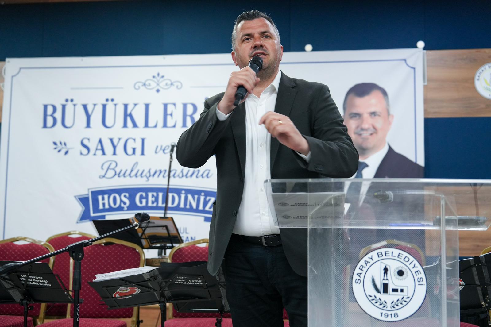 Saray belediyesi'nden 'büyüklerimize saygı ve vefa buluşması'