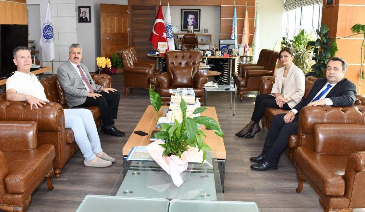 TEKİRDAĞ CUMHURİYET BAŞSAVCISI’NDAN REKTÖRÜMÜZE VEDA ZİYARETİ