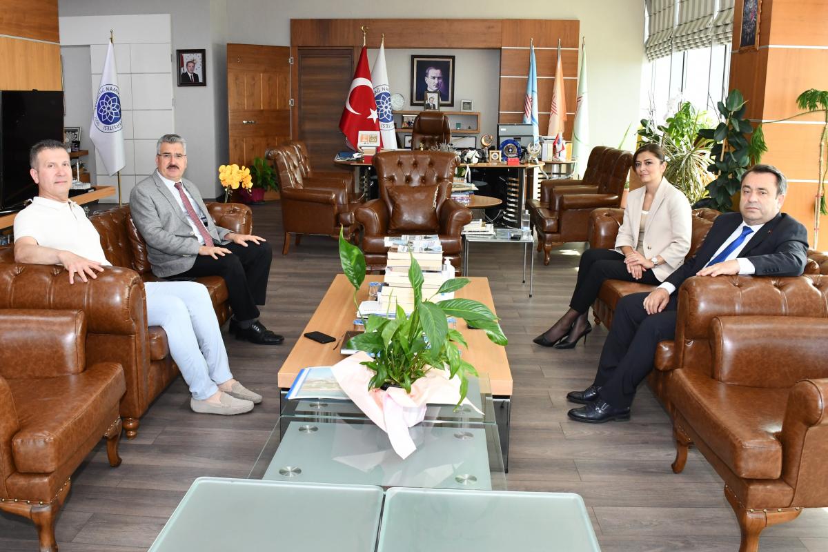 TEKİRDAĞ CUMHURİYET BAŞSAVCISI’NDAN REKTÖRÜMÜZE VEDA ZİYARETİ