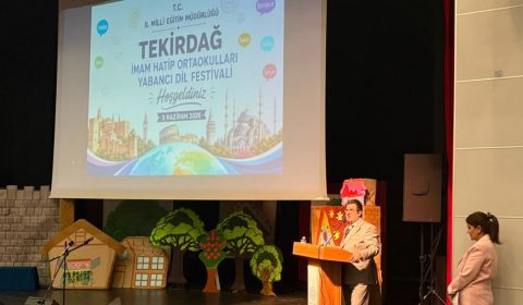 Tekirdağ İmam Hatip Ortaokulları Yoğunlaştırılmış Yabancı Dil Festivali Düzenlendi