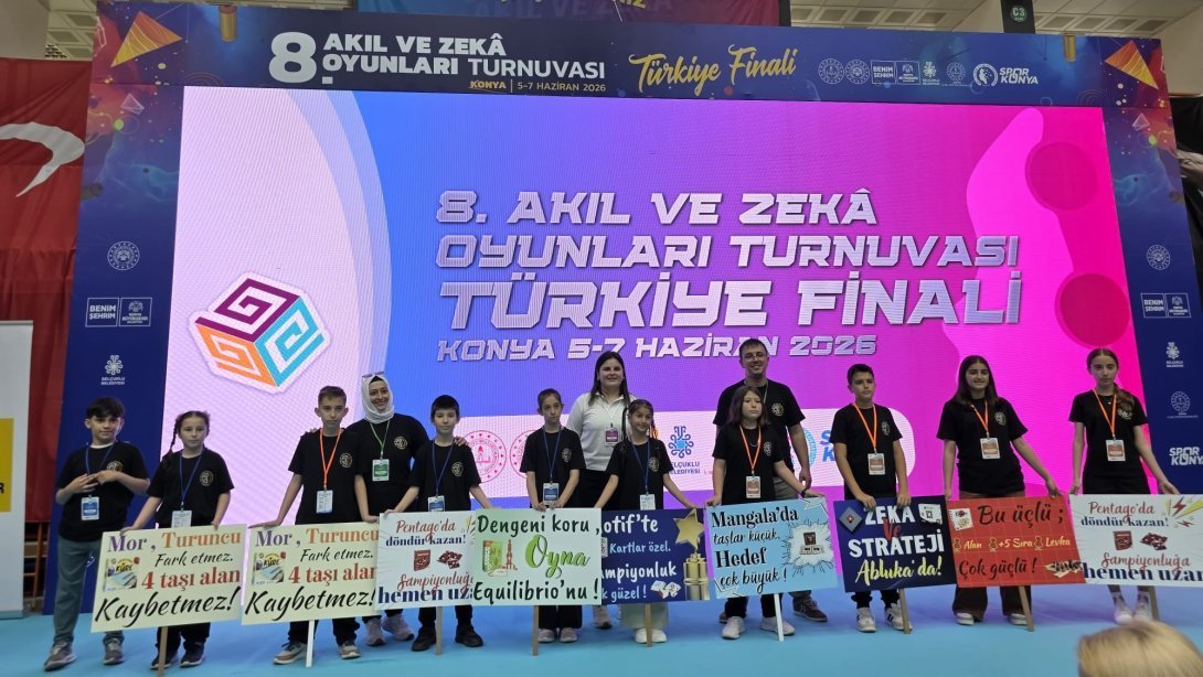 Tekirdağ'dan Akıl ve Zekâ Oyunları Türkiye Finallerinde Önemli Başarı
