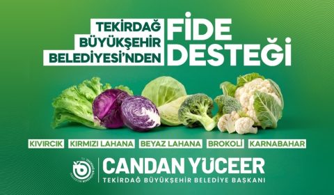 YEREL ÜRETİCİYE FİDE DESTEĞİYLE NEFES