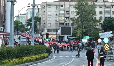 15 Temmuz Demokrasi ve Milli Birlik Kortej Yürüyüşü Gerçekleştirildi