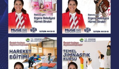 ERGENE'DE YAZ KURSLARIMIZ BAŞLIYOR!