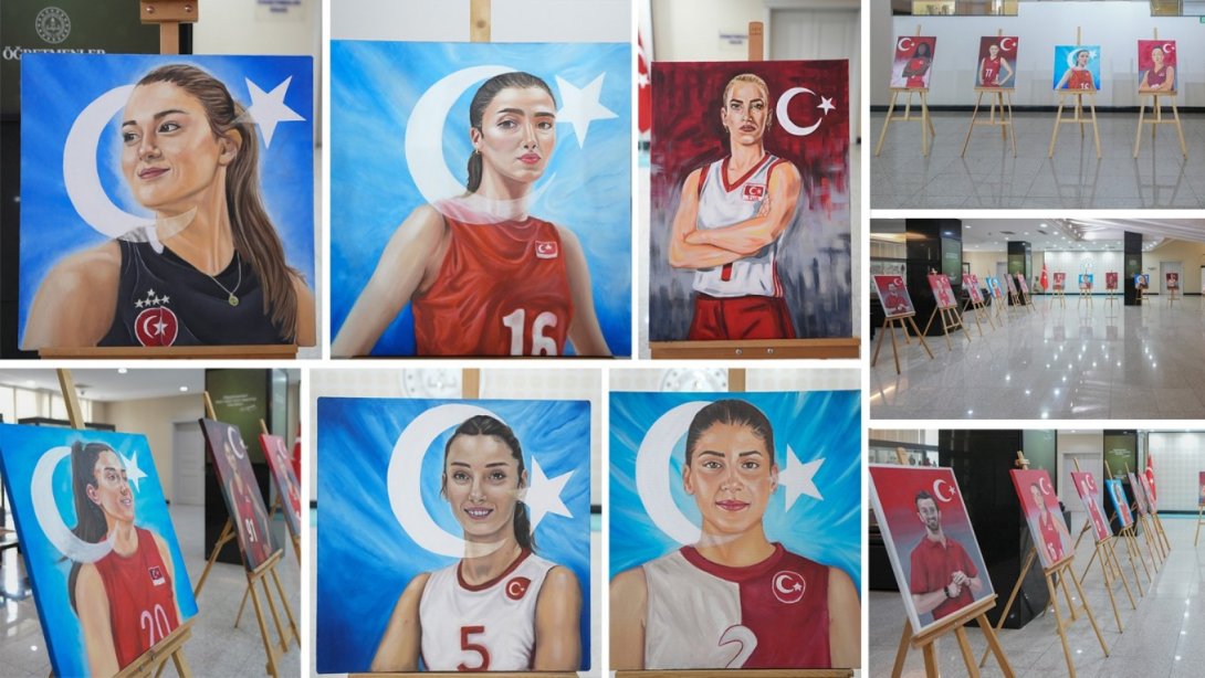 GÜZEL SANATLAR LİSELERİNDEN FİLENİN SULTANLARI'NA ANLAMLI SERGİ