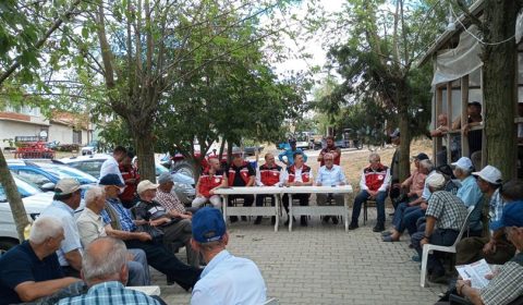 İl Müdürü Mehmet AKSOY Dolu Yağışından Etkilenen Üreticileri Ziyaret Etti