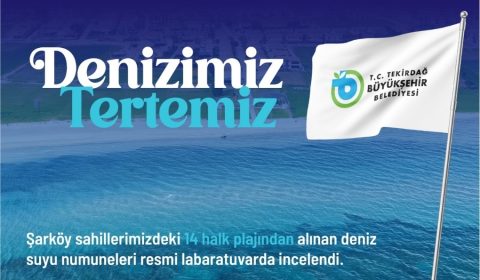 ŞARKÖY SAHİLLERİNDEN GÜVEN VEREN SONUÇ: 14 PLAJIN TAMAMI YÜZMEYE UYGUN