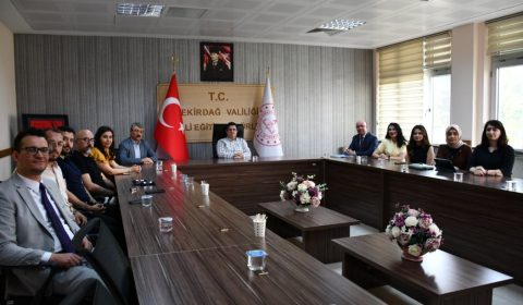 Şehrimiz Tekirdağ Kitap Yazma Komisyonundan İl Millî Eğitim Müdürü Dr. Aziz Yeniyol'a Ziyaret