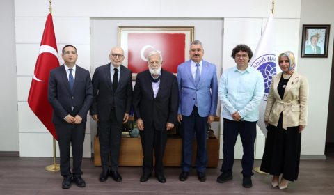 TEKİRDAĞ DEPREM MÜHENDİSLİĞİ VE YAPI TEKNOLOJİLERİ LABORATUVARI’NIN AÇILIŞI KAPSAMINDA SN. PROF. DR. SADETTİN ÖKTEN’DEN REKTÖRÜMÜZE ZİYARET