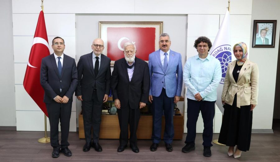 TEKİRDAĞ DEPREM MÜHENDİSLİĞİ VE YAPI TEKNOLOJİLERİ LABORATUVARI’NIN AÇILIŞI KAPSAMINDA SN. PROF. DR. SADETTİN ÖKTEN’DEN REKTÖRÜMÜZE ZİYARET