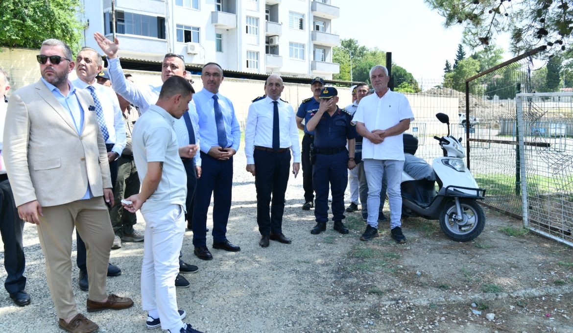 Vali Soytürk Spor Tesislerinde İncelemelerde Bulundu
