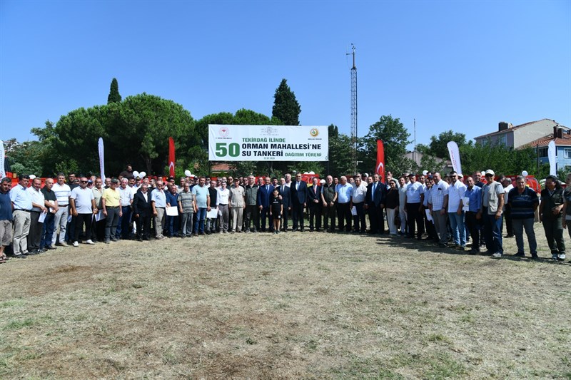 Vali Soytürk, Su Tankeri Dağıtım Programına Katıldı