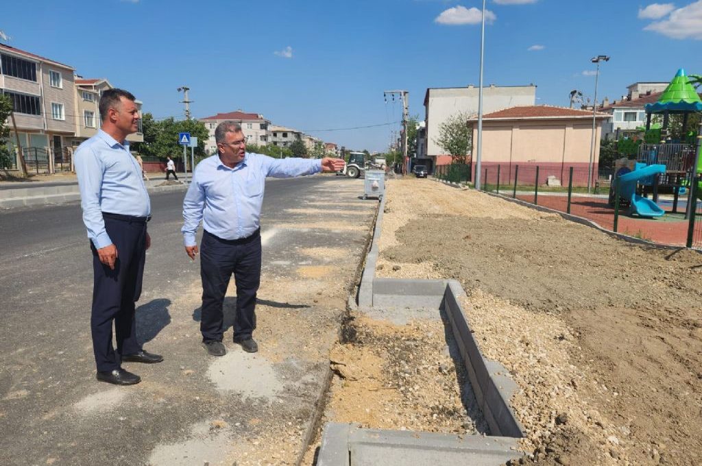 Başkan Sarıkurt`tan Yol Çalışmalarına Yakın Takip