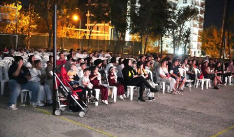 Çorlu`da Açık Havada Sinema Keyfi Devam Ediyor