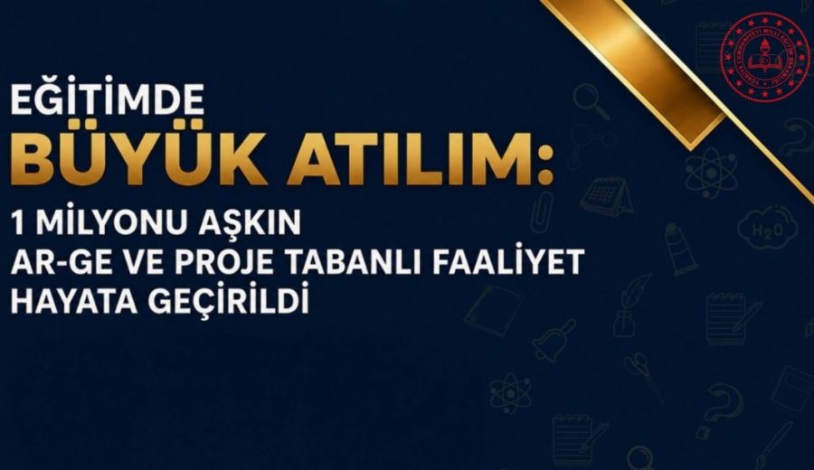 Eğitimde 1 Milyonu Aşkın AR-GE ve Proje Faaliyeti Hayata Geçirildi