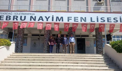 İlçe Milli Eğitim Müdürü Fahri Kırmızı, İlçemiz Ebru Nayim Fen Lisesini Ziyaret Etti.