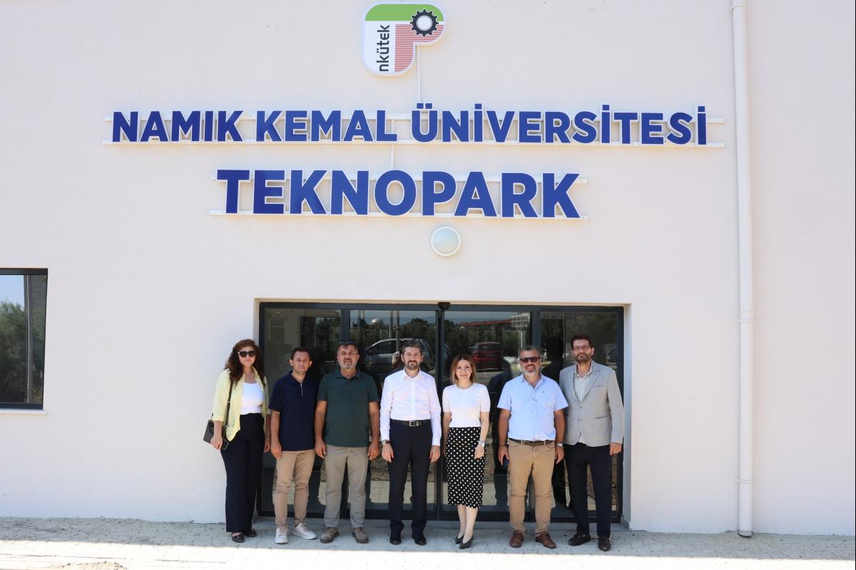 MÜSİAD TEKİRDAĞ HEYETİ ÜNİVERSİTEMİZDE: ÜNİVERSİTE SANAYİ İŞBİRLİĞİ GÖRÜŞMESİ VE NKÜ TEKNOPARK ZİYARETİ