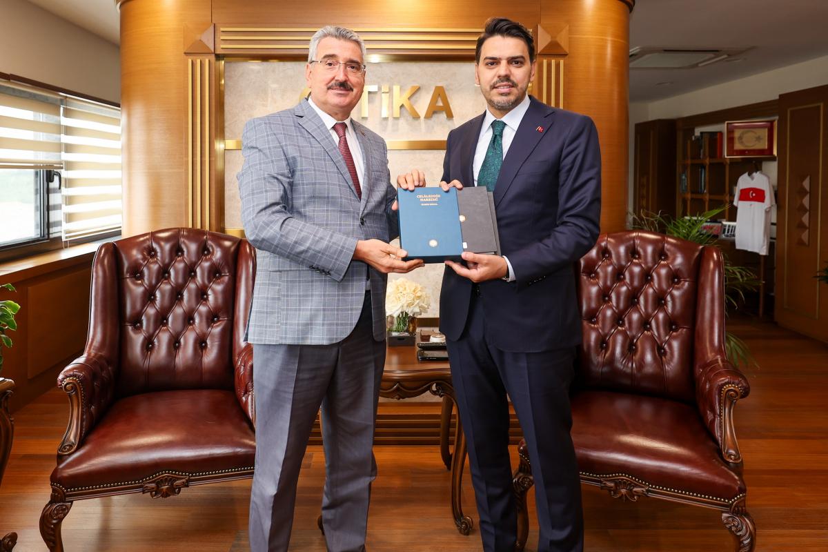 REKTÖRÜMÜZ PROF. DR. MÜMİN ŞAHİN’DEN TİKA BAŞKANI ABDULLAH EREN’E ZİYARET