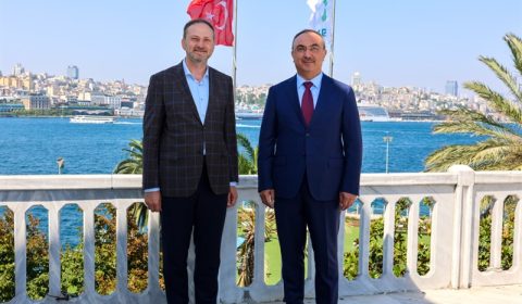 Vali Soytürk Yeşilay Genel Başkanı Dinç’i Ziyaret Etti