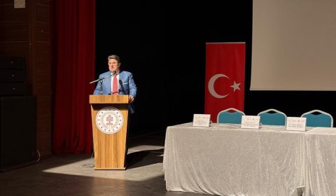 2026-2027 Eğitim Öğretim Yılı "Okul Güvenliği Toplantısı" Yahya Kemal Beyatlı Konferans Salonunda Düzenlendi