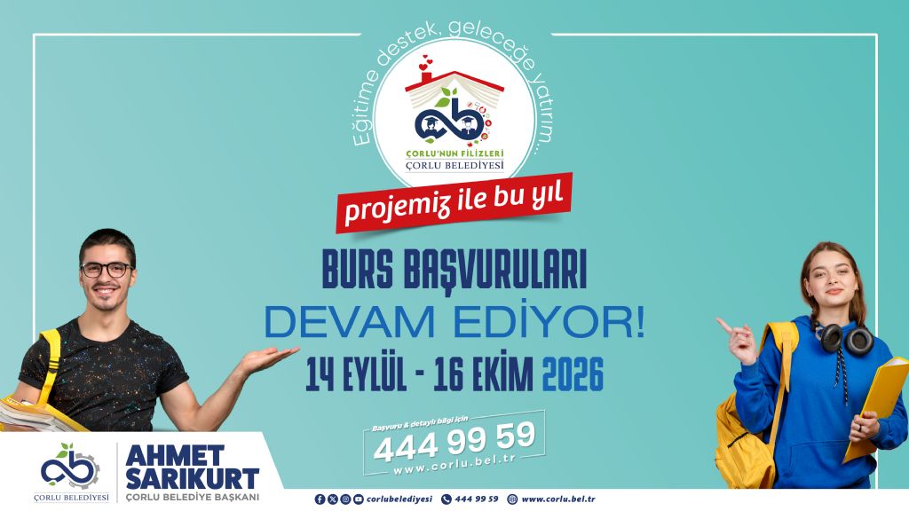 Çorlu Belediyesi`nden Öğrencilere Eğitim Desteği Sürüyor