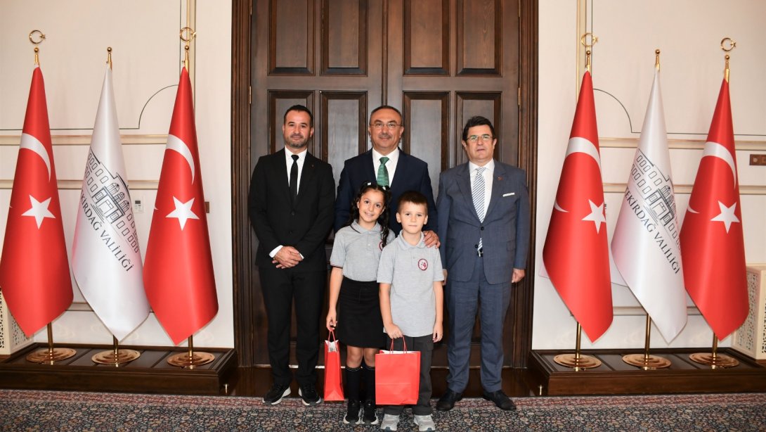 İlköğretim Haftası Kapsamında Sayın Valimiz Recep Soytürk'e Ziyaret