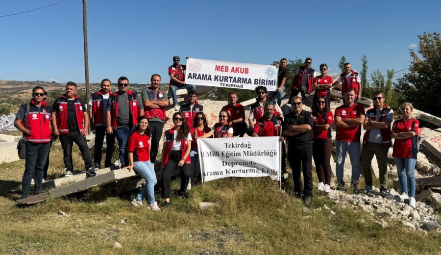 Tekirdağ MEB AKUB Ekibi, Hafif Düzey Kentsel Arama Kurtarma Akreditasyonunu Tamamladı