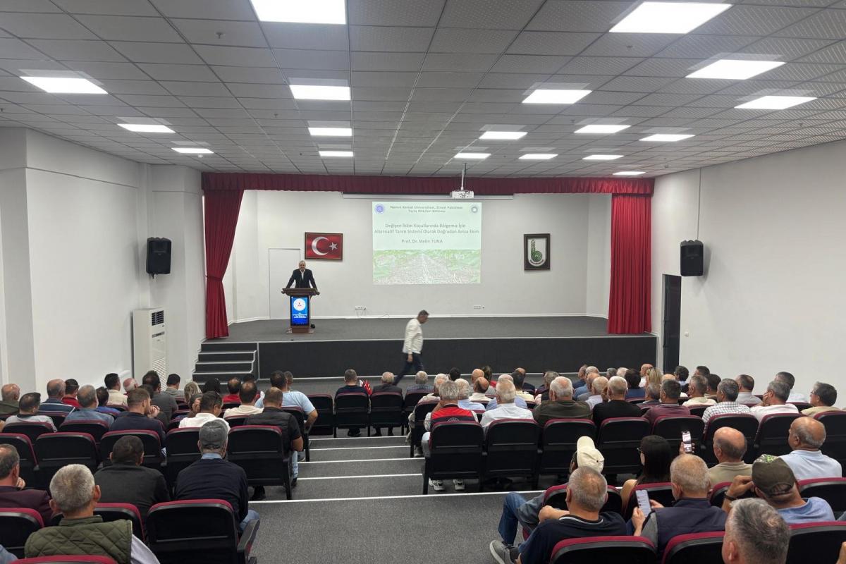 TEKİRDAĞ NKÜ ZİRAAT FAKÜLTESİ ÖĞRETİM ÜYESİ PROF. DR. METİN TUNA İPSALA’DA ÜRETİCİLER İLE BİR ARAYA GELDİ