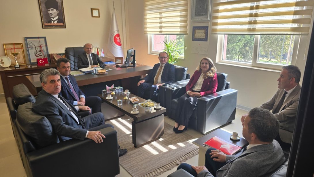 İlçe Millî Eğitim Müdürlüğümü Yöneticilerimizden İlçe Müftülüğüne Ziyaret