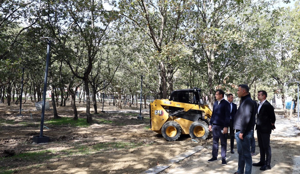 KARTALTEPE PİKNİK VE MESİRE ALANI’NDA ÇALIŞMALAR SÜRÜYOR