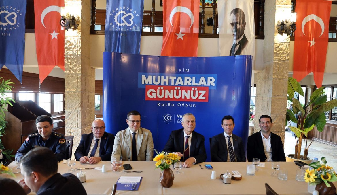 MUHTARLARIMIZIN GÜNÜNÜ KUTLADIK