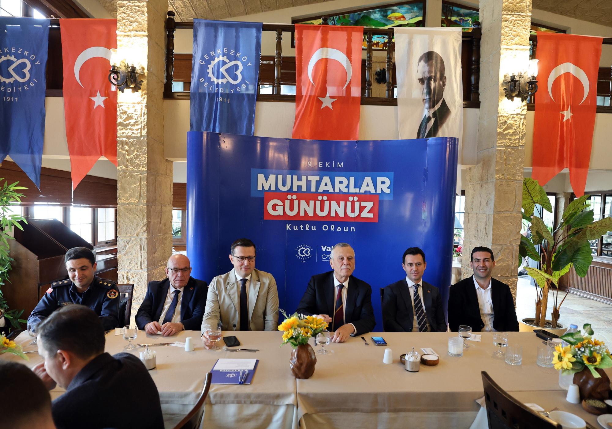 MUHTARLARIMIZIN GÜNÜNÜ KUTLADIK