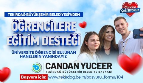 SOSYAL BELEDİYECİLİKTE TEKİRDAĞ FARKI: ÜNİVERSİTE ÖĞRENCİLERİNİN BULUNDUĞU HANELERE 18 BİN TL DESTEK