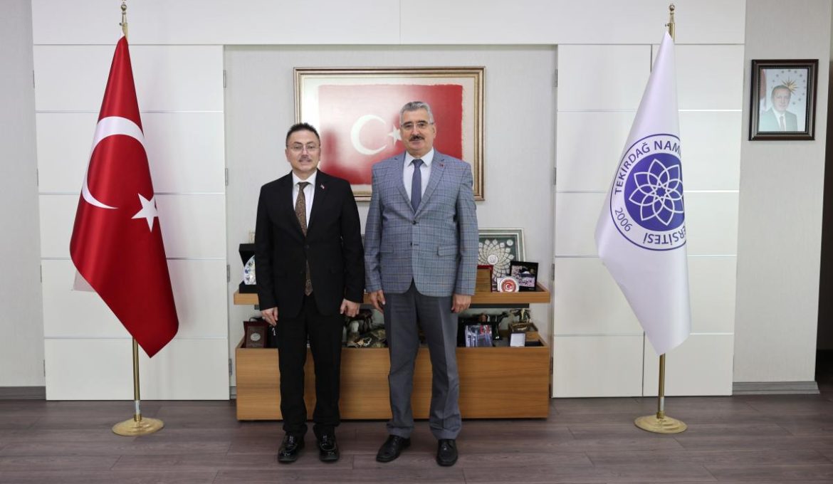 TEKİRDAĞ BÖLGE ADLİYE MAHKEMESİ CUMHURİYET BAŞSAVCISI’NDAN REKTÖRÜMÜZE İADE-İ ZİYARET