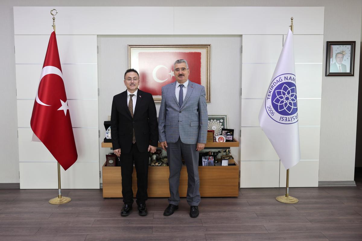 TEKİRDAĞ BÖLGE ADLİYE MAHKEMESİ CUMHURİYET BAŞSAVCISI’NDAN REKTÖRÜMÜZE İADE-İ ZİYARET