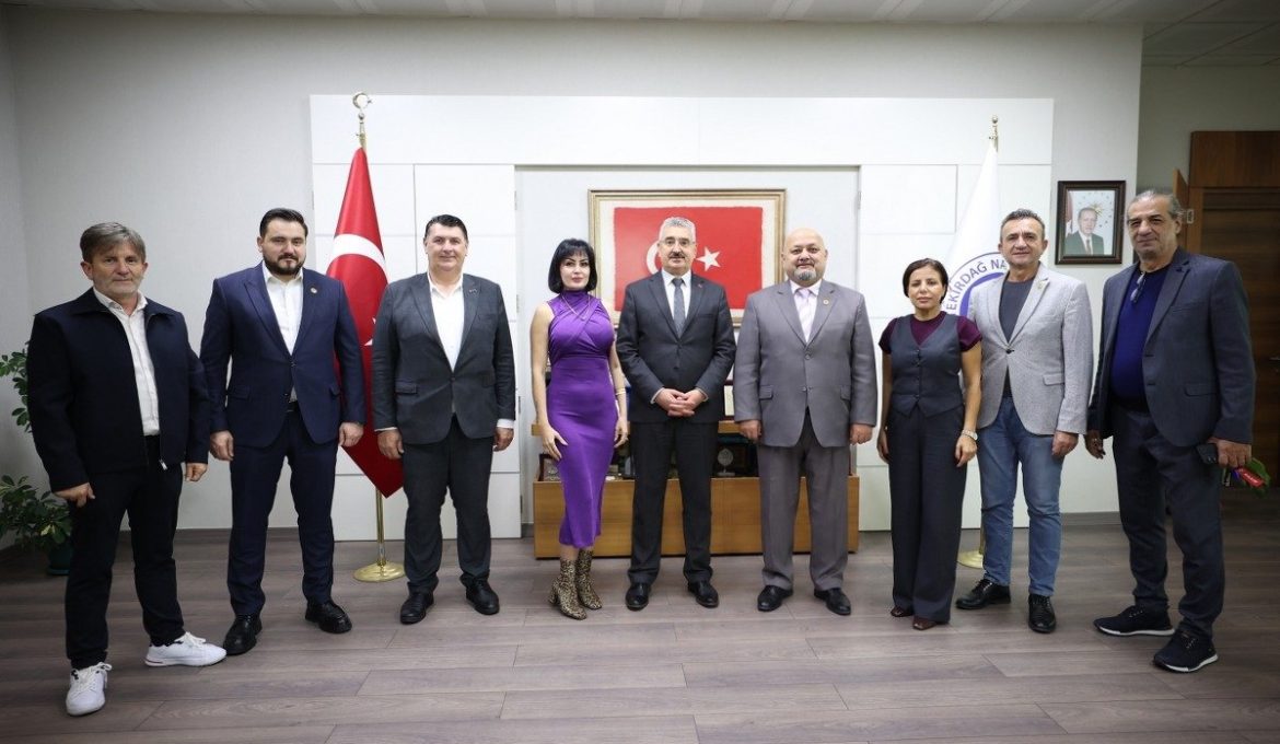 Tekirdağ Gazeteciler Derneği Yönetim Kurulundan Rektörümüze Ziyaret