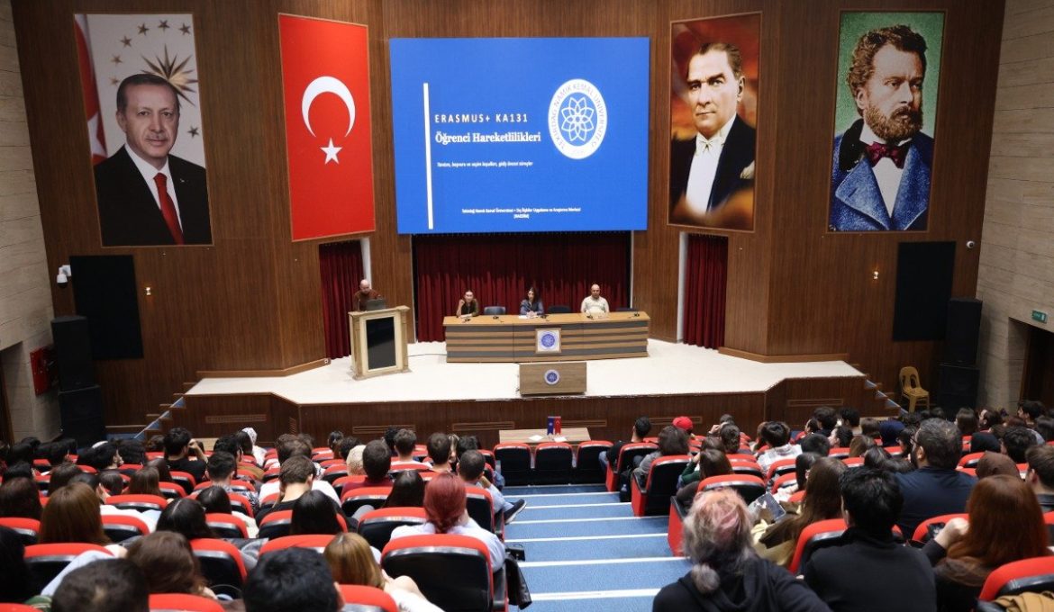 Tekirdağ NKÜ’de 500’den Fazla Öğrencinin Katılımıyla “Erasmus+ Bilgilendirme Toplantısı” Gerçekleştirildi
