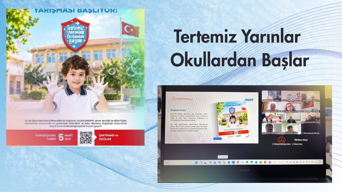 Tertemiz Yarınlar Okullardan Başlar" Projesi İçin Bilgilendirme Toplantısı Gerçekleştirildi
