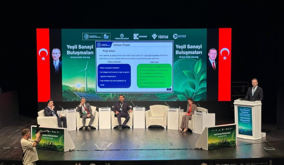 “YEŞİL SANAYİ BULUŞMALARI – TEKİRDAĞ” PROGRAMININ 2. OTURUMU NKÜTEK GENEL MÜDÜRÜ DR. ÖĞR. ÜYESİ BARIŞ KOCABIYIK MODERATÖRLÜĞÜNDE GERÇEKLEŞTİ